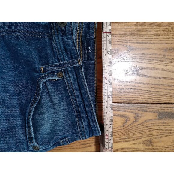 AG ADRIANO GOLDSCHMIED Jeans Mens 32 X 32 BLUE Distressed Hole Preowned Summer - Picture 7 of 15